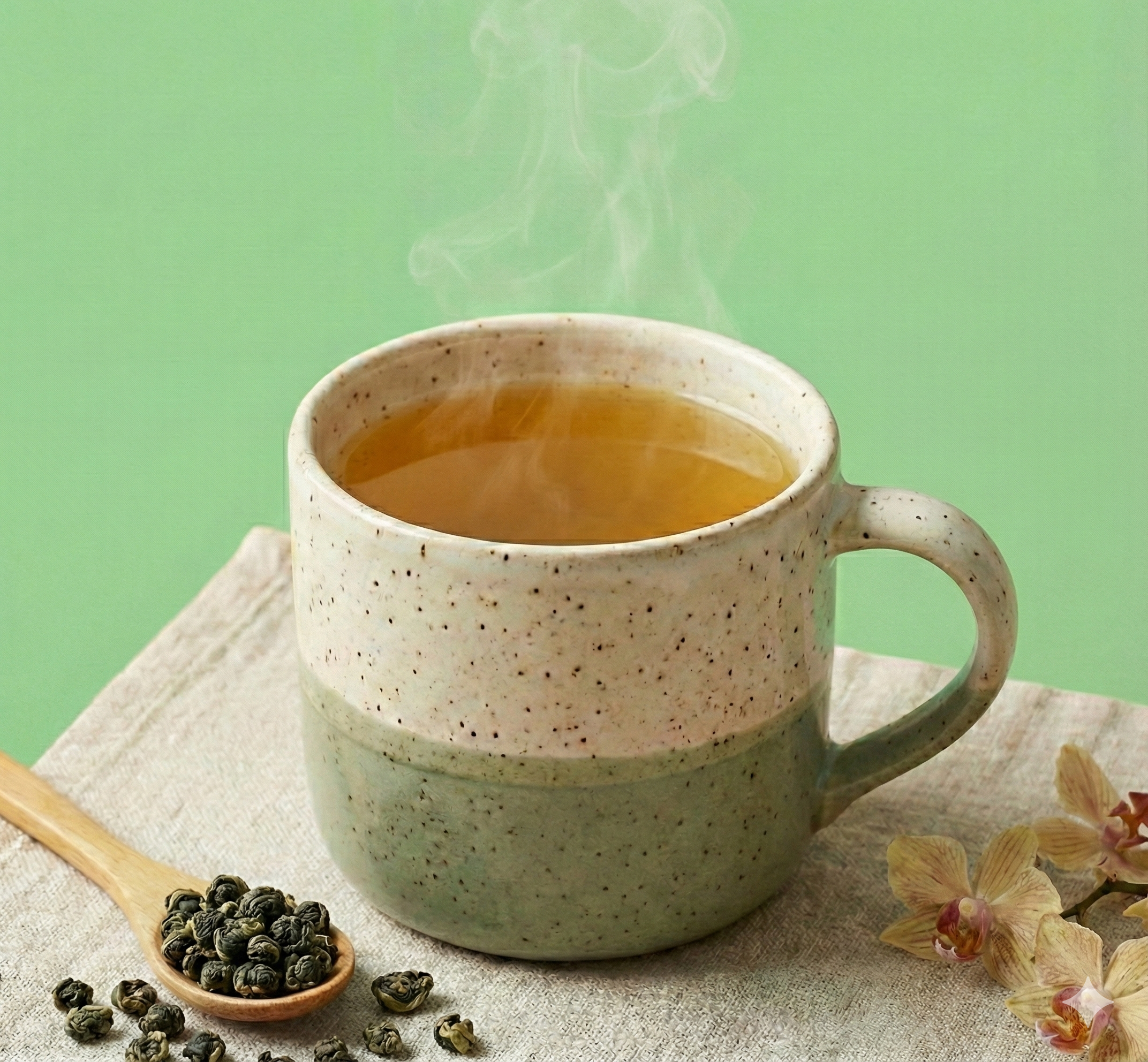 Tie Guan Yin en tasse