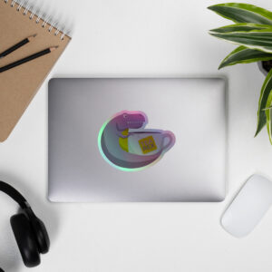 Autocollants holographiques Tea-Rex